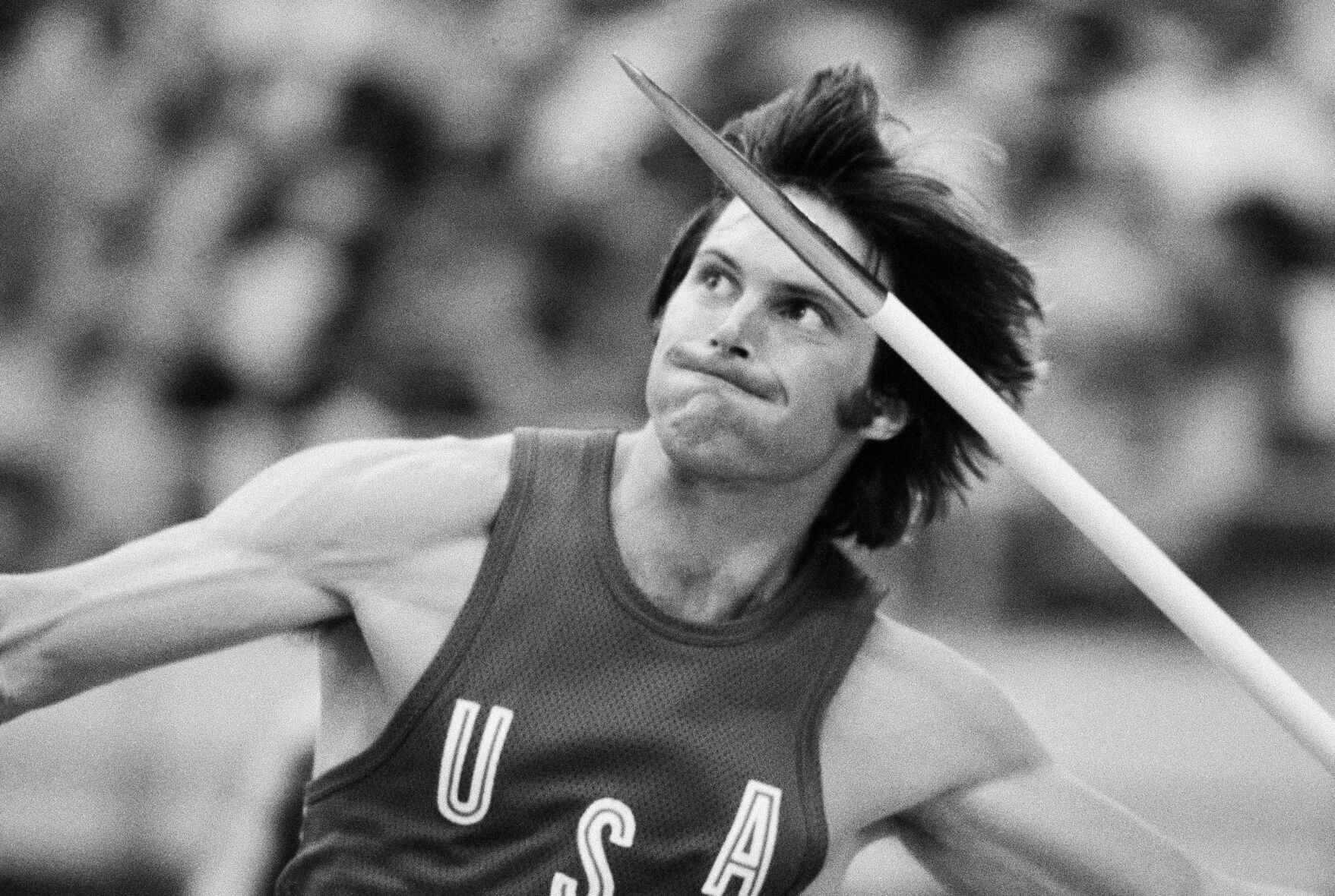 1976: Bruce Jenner sets world record in Olympic decathlon in Montreal